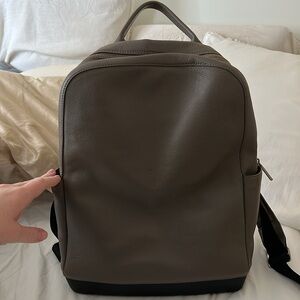 Leather Moleskine Laptop Backpack